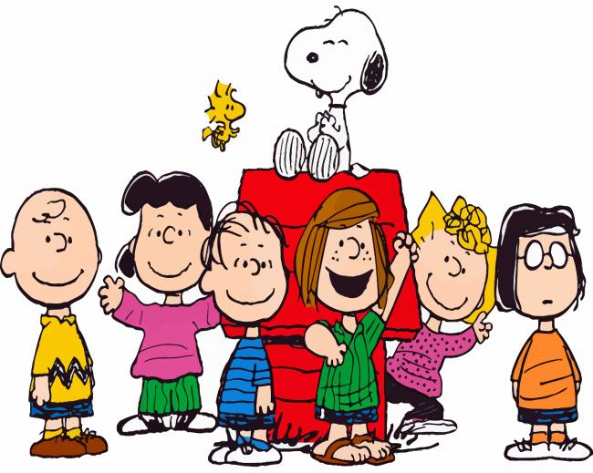 The Peanuts Movie Characters paint by numbers