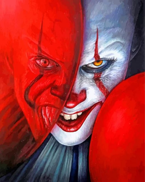 Pennywise paint by numbers