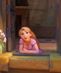 Rapunzel Princess paint by numbers