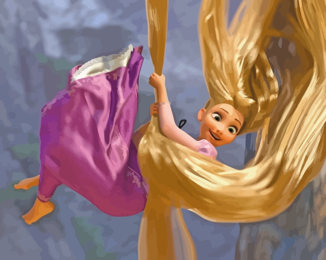 Tangled Disney - Paint By Number - Painting By Numbers