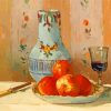 Still Life With Apples And Pitcher Pissaro paint by numbers