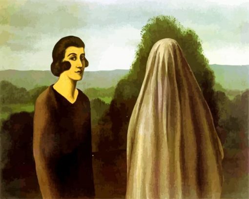 The Invention Of Life Magritte paint by numbers