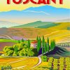 Tuscany Nature Poster Paint by numbers