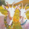 White Goats paint by numbers