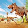 Wild Dinosaur Animal Paint by numbers