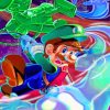 Cool Luigi paint by numbers