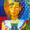 Aesthetic Egyptian Pharaon paint by numbers