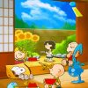 The Peanuts Cartoon paint by numbers