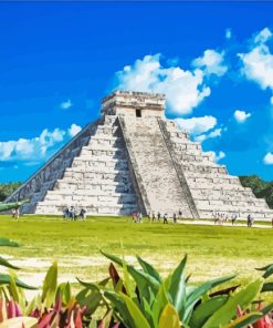 Chichen Itza Mexico paint by numbers