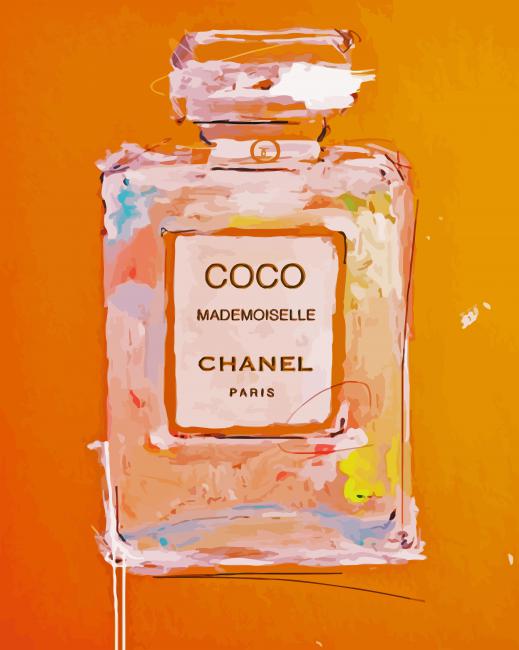Coco Chanel Perfume - Paint By Numbers - Painting By Numbers