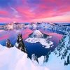 Crater Lake National Park Oregon paint by numbers