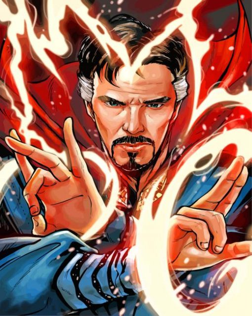 Doctor Strange p)aint by numbers
