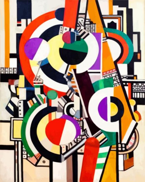 Fernard Leger Les Disques paint by numbers