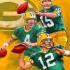 Green Bay Packers Illustration paint by numbers