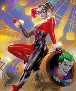 Harley Quinn Joker paint by numbers