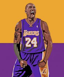 Kobe Bryant Basketball Player paint by numbers