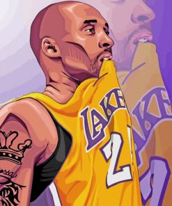 Kobe Bryant Player paint by numbers