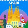 La Sagrada Familia Barcelona paint by numbers