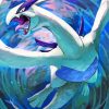 Lugia Pokemon Anime paint by numbers