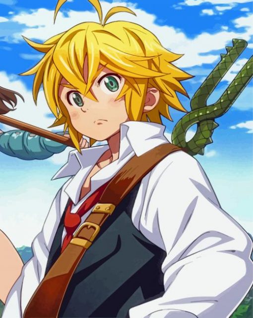 Meliodas The Seven Deadly Sins paint by numbers