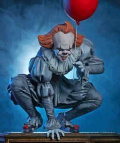 Pennywise It Horror Movie paint by numbers