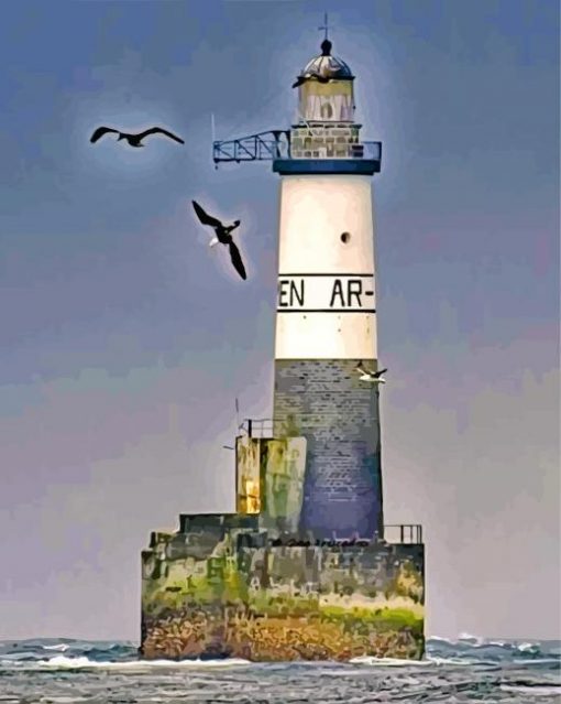Phare Lighthouse paint by numbers