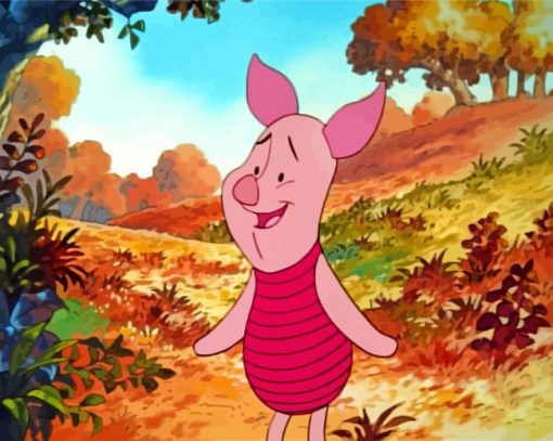 Piglet Disney paint by numbers