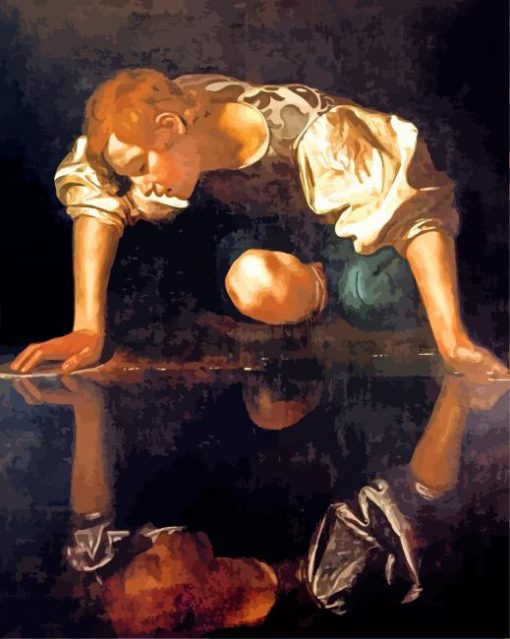 Rembrandt Narcissus paint by numbers