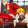 Seven Deadly Sins Ban And Meliodas paint by numbers