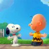 Snoopy and Charlie Brown paint by numbers