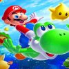 Super Mario And Yoshi paint by numbers