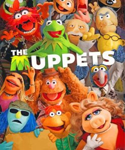 The Muppets Disney paint by numbers