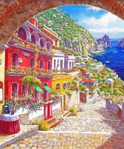 Capri Island Art paint by numbers