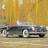 Classic Black Mercedes paint by numbers