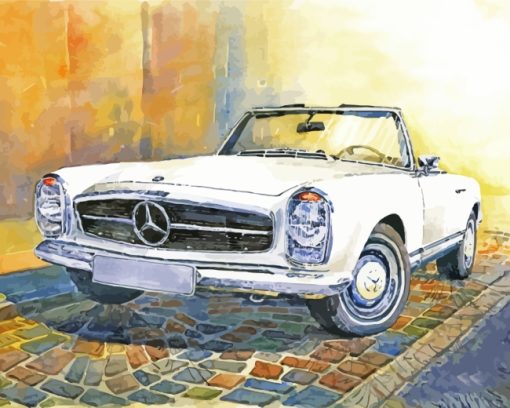 Classic Mercedes Art paint by numbers