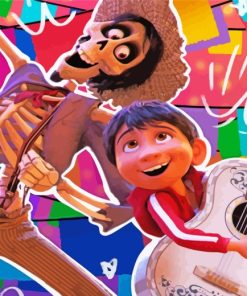 Coco Comedy Movie paint by numbers