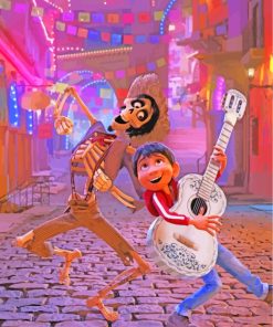 Coco Disney Animation paint by numbers