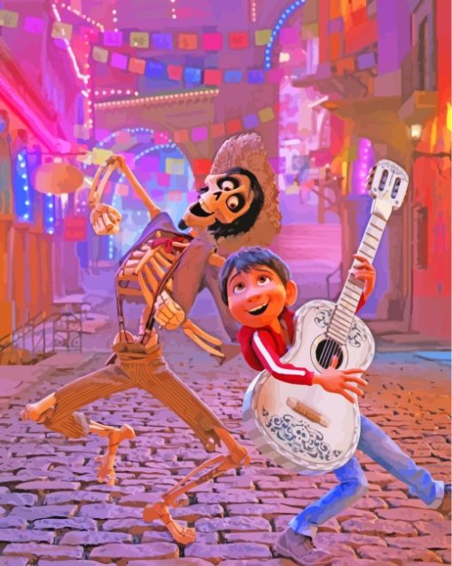 Coco Disney Animation paint by numbers