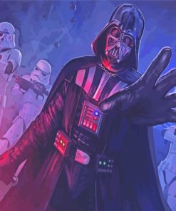 Darth Vader Star Wars Movie paint by numbers