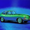 Green Jaguar paint by numbers