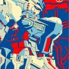 Gundam Illustration paint by numbers