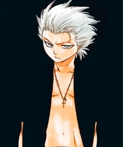Hitsugaya From Bleach paint by numbers