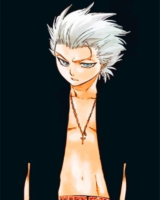 Hitsugaya From Bleach paint by numbers
