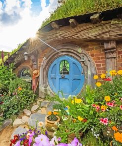 Hobbiton House paint by numbers