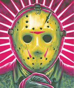 Jason Horror Movie paint by numbers