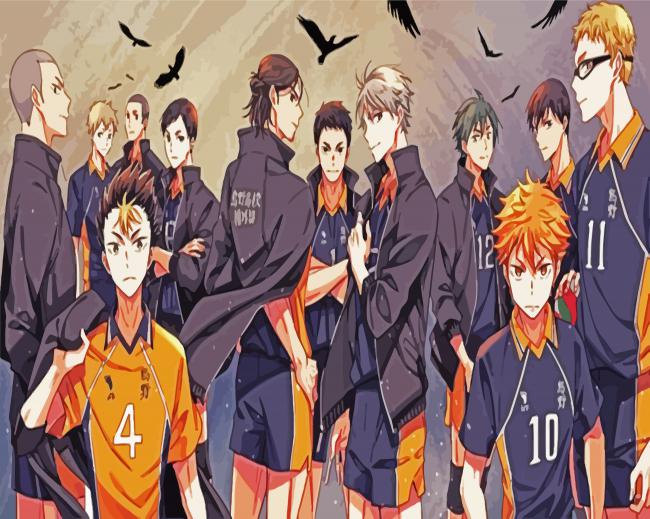 Karasuno High School Anime - Paint By Number - Painting By Numbers