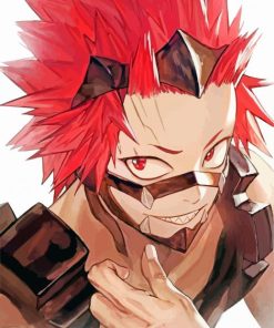 Kirichima Red Riot paint by numbers