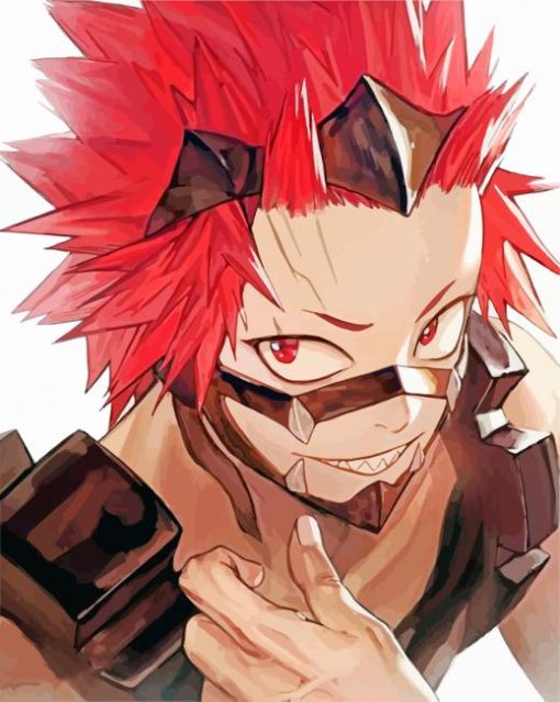 Kirichima Red Riot paint by numbers