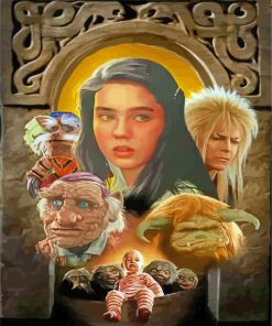 Labyrinth Movie paint by numbers