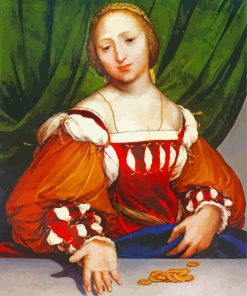 Lais Corinthiaca By Holbein paint by numbers